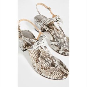 Alexandre Birman 45mm Clarita T Sandals Natural/Transparent - size 37.5